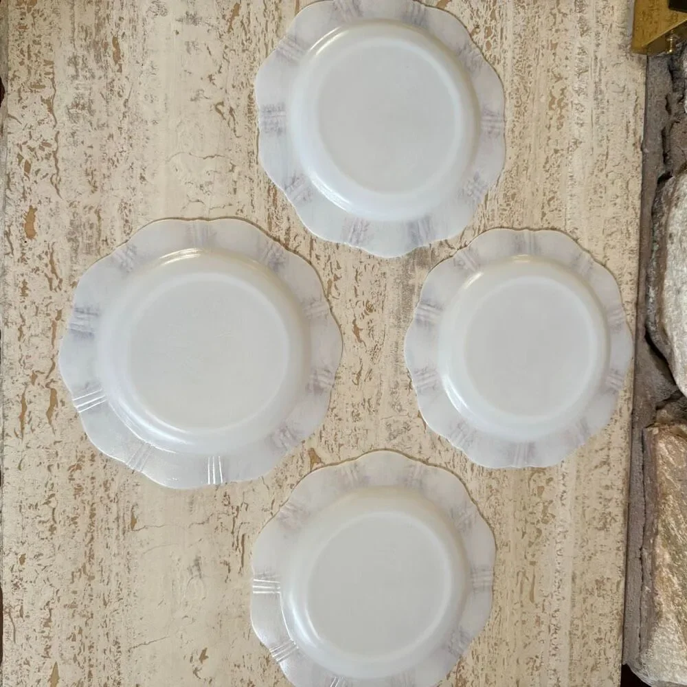 Vintage Macbeth-Evans American Sweetheart Monax luncheon plates MCM